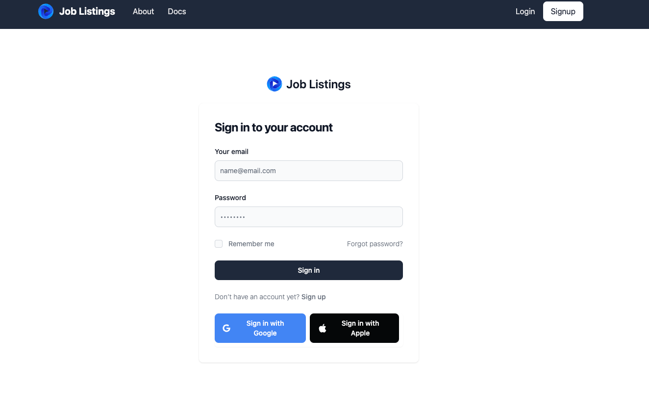 Job Listings
