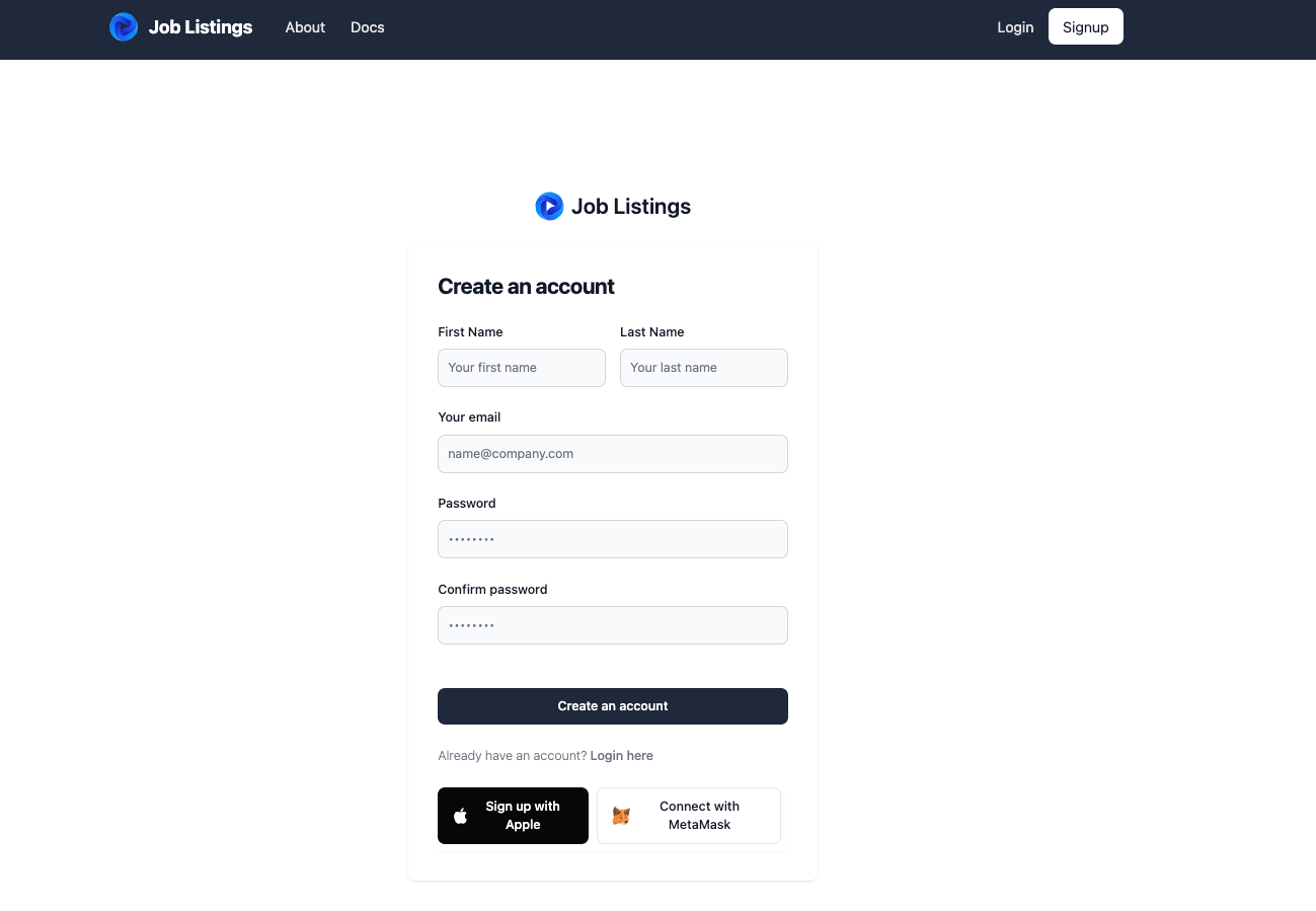 Job Listings